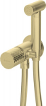 Bidė du&scaron;elio komplektas Deante Silia Hexa BHS_R34M, Brushed gold