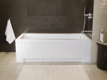 Vonia Besco Modern, 180 x 80 cm, su rifliuota balta apdaila