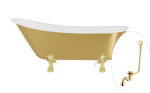 Vonia Besco Olaya Glam 160, Gold+Gold, su sifonu su persipylimu Klik-klak Gold