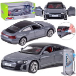 Žaislinis elektromobilis Audi RS e-tron GT Coupe su garso ir &scaron;viesos efektais, pilkas