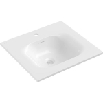 Praustuvas Mexen Vela, 51 x 46,5 cm, White glossy