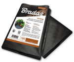 Agrotekstilė nuo piktžolių Bradas, 100 g/m&sup2;, 1,6 x 5 m, neaustinė, juoda