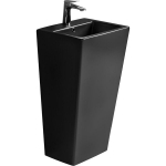 Laisvai pastatomas praustuvas Mexen Liza, 43 x 38 cm, Black matt