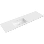 Praustuvas Mexen Otis, Left, 161 x 46,5 cm, White glossy