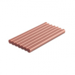 Metalinės rudos kar&scaron;tųjų klijų lazdelės Bradas, 7x100 mm, 7 vnt.