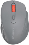 Canyon belaidė pelė 6 mygtukai 2.4ghz 1600 Dpi tamsiai pilka