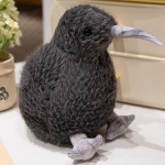 Pliu&scaron;inis žaislas Kiwi Bird, juodas, 17 cm