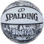 Krep&scaron;inio kamuolys Spalding White graffity, dydis 5