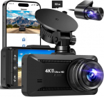 4K/1080P automobilinė vaizdo kamera, &bdquo;WiFi&ldquo;, 3.94&Prime; ekranas, su 32 GB kortele