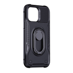 Joyroom Dual Hinge dėklas Iphone 14 su žiedu, juodas