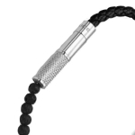 Apyrankė Police Twine Bracelet for Men Stainless Steel with beads and Leather PEAGB0012501 PEAGB0012501