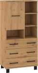 Vitrina Meblocross 1D3SP, ruda
