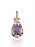 Auksinis pakabukas su deimantais Diamond Sky "Grace"