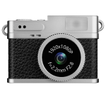 Skaitmeninis fotoaparatas Easypix Mini kamera 12012, 2 MP, Full HD 1080p, 0.96'' ekranas, USB-C, 8 GB microSD, 18 g, retro dizainas
