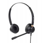 Tellur Voice 520N USB ausinės su mikrofonu (TLL411004) &ndash; patikimas visos dienos komfortas darbo skambučiams