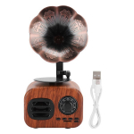 Mini retro Bluetooth garsiakalbis, ne&scaron;iojamas, muzikos grotuvas