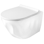 Pakabinamas Wc Dubuo REA Gustavo Rimless White 49X35,5X34Cm