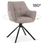 Pasukama kėdė MEBEL ELITE PEONY 2 Cappuccino