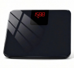 Skaitmeninės Bluetooth svarstyklės su BMI, juodos
