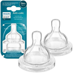 Kūdikių čiulptukai - Philips Avent - SCY761/02 - Antikolikiniai silikono 0m+ - Lėtas srautas - 2 vnt.