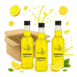 20x 500ml "namų Citrinukai" stiklinės buteliai su kam&scaron;teliais