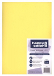 Happy Color A4 kartonas, 25 lapai, kanarų geltonumo, be rūg&scaron;čių