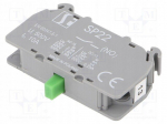 Kontaktowy element Spamel 22mm No 2,5a/230vac 4a/24vdc Din
