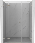 Mexen Lunar L du&scaron;o durys atidaromos kairės 120 cm, skaidrios, &scaron;lifuotas nikelis - 834SL-120-050-97-00-L, 120x200 cm