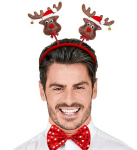 REINDEER HEAD BOPPER WITH JINGLE BELLS