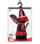 "MUJER DIA DE LOS MUERTOS" (suknelė, rožinis diržas, pir&scaron;tinės be pir&scaron;tų, gėlių &scaron;ydas)