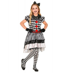 &bdquo;VINTAGE CLOWN&ldquo; (suknelė su raukiniu, kaspinu, pir&scaron;tinėmis)