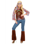 &bdquo;PSICHEDELIC HIPPIE WOMAN&ldquo; (mar&scaron;kinėliai su liemene, kelnėmis, galvos juosta, vėriniu)