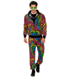 &bdquo;NEON RAINBOW ANIMALIER PARTY FASHION SPORTINIS KOSTIUMAS&ldquo; (striukė, kelnės)