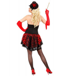 &bdquo;BURLESKOS MERGINA&ldquo; (suknelė su prisegtais keliarai&scaron;čiais, mini cilindras)