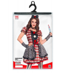 &bdquo;ARLEQUIN LĖLĖ&ldquo; (suknelė, kaspinėlis, kaklo papuo&scaron;alas, pir&scaron;tinaitės)