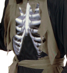 &bdquo;ZOMBIE&ldquo; (chalatas su gobtuvu, holografiniai kaulai ant krūtinės, diržas)