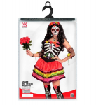 &bdquo;MOJER DIA DE LOS MUERTOS&ldquo; (suknelė, pir&scaron;tinės be pir&scaron;tų, kelnės iki &scaron;launų, galvos apdangalas su &scaron;ydu)