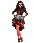 "DIA DE LOS MUERTOS BRIDE" (suknelė, gėlių &scaron;ydas)