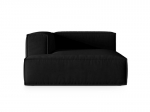 Modulinė sofa Micadoni Home Mic_CHL_L_88_F1_Nuria8, juoda