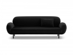 Trivietė sofa Micadoni Poppy, Black