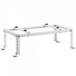 Mini Split grindų stovas, 90x50x30 cm, balta, reguliuojamas plienas