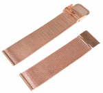Diloy Mesh apyrankė laikrodžiui, 22mm, rožinio aukso spalvos
