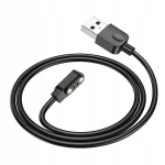 Magnetinis įkrovimo laidas i&scaron;maniesiems laikrodžiams, 2 Pin, 2.84mm, juodas