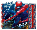 Spiderman kūrybinis rinkinys su pie&scaron;tukais ir lipdukais