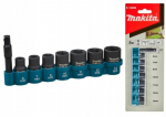 Makita smūginių terk&scaron;lės galvučių rinkinys 1/4" 6-13 mm, 8 vnt.