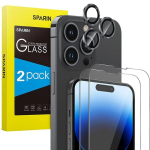 Apsauginis 9H Grūdintas Stiklas Ir Kameros Apsauga Apple Iphone 14 Pro Max Sparin 2 Vnt.