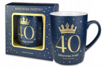 Puodelis "crown 40" - Dovana 40-mečiui