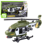 Karinis sraigtasparnis su &scaron;viesos ir garso efektais, khaki, 1:16