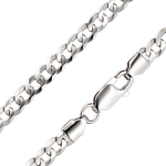 Sidabrinė grandinėlė moterims "Curb" Brasco 63842