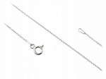Sidabrinė grandinėlė "ankier" 1,2mm, 38cm, moteri&scaron;ka